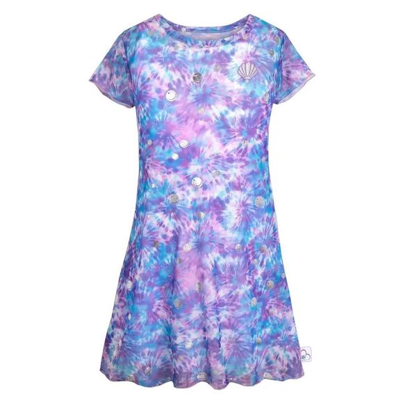 Girls Disney The Little Mermaid Ariel Woven Dress 4 Disney Store Grey/White